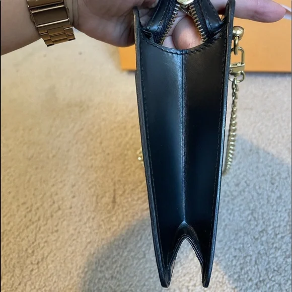 Louis Vuitton Epi Pochette Homme Clutch Bag Black #st0989 - Picture 4 of 12